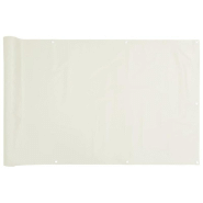 Vidaxl écran d'intimité de jardin blanc 1000x120 cm pvc 4005514_1