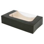 Boîte carton Black Edition à fenêtre 17,5x12x4,5cm - par 50_1