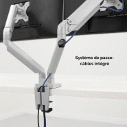 Bras porte-écrans double Platinum Series - Argent_1