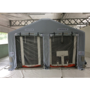 Chaîne de décontamination métallique démontable - Fabrication française - Securotec_1