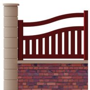 Iena - Clôture en aluminium - Compatible avec portails et portillons GP_1