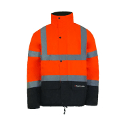 Parka Mach doublure fixe froid - T2S - haute visibilité, imperméable, protection contre le froid et les intempéries_1