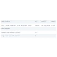 Pince à border coudée 90° - Jouanel Industrie - 60 mm - profondeur 54 mm - poids 800 g - réf. PBC960_1