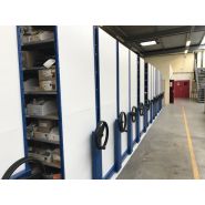 Rayonnage mobile - BCCom Rayonnage pour stockage, archivage et classement en secteur tertiaire_1