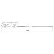 Sangle d'arrimage à cliquet - largeur 25 mm x 5,00 m - polyester - THIRARD_1