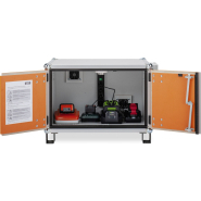 Armoire anti-feu CEMO 8/5 Premium lockEX® 230 V avec pieds - Réf 11895F - Sécurisée pour batteries lithium_1