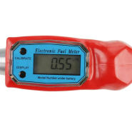 Pistolet de remplissage - Débitmètre digital 60L/min - Raccord 1'' - Diesel, essence, kérosène_1