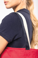 Sac de shopping tricolore en coton - Origine France Garantie - Réf: KI3205 - Fabriqué en Bretagne_1
