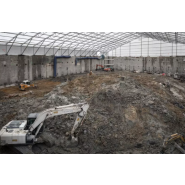 Structure temporaire pour le secteur de la dépollution : stockage de déchets, décontamination des sols, chantier de dépollution_1