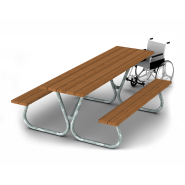 Table de pique-nique Hallon réf 8042474 - Hags - 1800x1300 mm - 62 kg_1