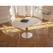 Chaise transparente JULIA - en polycarbonate - empilable et stable_1