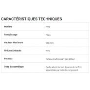 Clôture armor - Cadiou Industrie - hauteur maximum : 900 mm - PVC blanc - garantie 10 ans_1