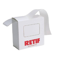 Étiquettes sécurité 40x60mm - par 500 - Transparent avec liseret or_1