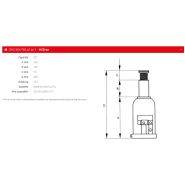 HBC-20 - Cric bouteille Sam Outillage - capacité 20T avec soupape de sécurité et limiteur hydraulique_1