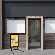 Panneau A1 (84 x 59.4 cm) à ressorts base métallique Noir Réf : 215320NR_1