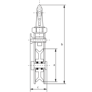 Poulie ouvrante à crochet pour levage - GreenPin® P-6952 - REF : 48330 - Capacité 2t à 15t_1