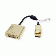 Roline gold 4k adaptateur displayport - dvi, dp m-dvi f_1