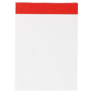 Bloc note blanc (1/6) 80 feuilles 10,5x7,5cm - par 160_1