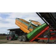 Benne monocoque pour usage agricole avec structure robuste