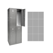 Vestiaire en acier inoxydable pour des espaces hygiéniques et résistants_1