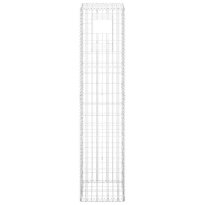 Vidaxl poteau à panier de gabion 40x40x180 cm fer 151264_1