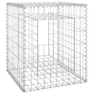 Vidaxl poteaux à panier de gabion 2 pcs 50x50x60 cm fer 151267_1