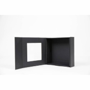 Boîte cadeau clearbox 22x22x10cm noir par 25_1