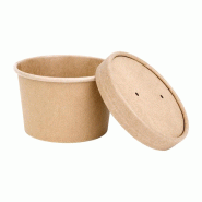 Bols à soupe carton recyclable - 230ml - Lot de 500 | Fiesta_1