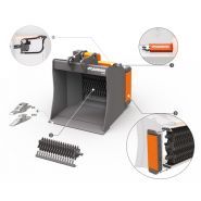 Série V - Godets cribleurs Cangini - pour pelles et tractopelles avec système breveté de démontage_1