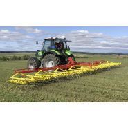 Herse agricole AS 1200 M1 - APV - largeur de travail 12 m - dents en 6 rangées pour lutte contre mauvaises herbes_1