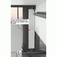 Bureau d'angle Sigma - Mobel Linea - 140, Blanc, Anthracite, Droite_1