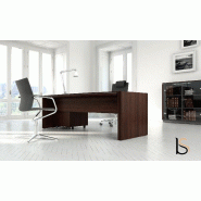 Bureau de Direction arqué Status - MDD - 200, Noyer_2
