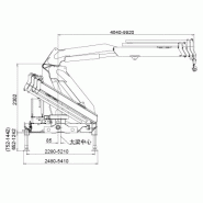 Grue auxiliaire - XCMG - modèle SQ5ZK3Q - capacité 5 tonnes - hauteur max 13m_1