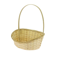 Panier bambou naturel 1 anse 28x23x12 cm - par 20_1