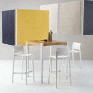 Tabouret empilable Bakhita - intérieur et extérieur - technopolymère - fabriqué en Italie_1