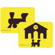 140538 - Pictogramme adhésif marquage au sol pour entrepôt - Sesa Systems - Lot de 2 - L 300 x l 200 mm - Poids 0,0580 kg_1