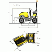 Compacteur 1m20 ? 2t500 double bille (dynapac cc1200)_1