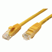 Cordon VALUE Cat.6A (Classe EA) / 10 Gigabit UTP, jaune, 3 m_1