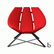 Fauteuil Radar - Softline - Feld Rouge 588_2