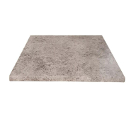 Plateau rectangle de table d'extérieur Werzalit  60x70cm décor Smokey white_1
