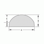 Séparateurs de voie béton - 300 sifflet - Élément monobloc - 76 kg - Dim : 1000x300x140 mm_1