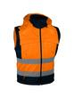 Veste softshell de signalisation - Haute visibilité - Doublure polaire - Bicolore orange/bleu - Singer® Safety_1