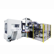 Fraiseuse à commande numérique semi-banc fixe MSA MTE - Série K - Guidage prismatique et tête universelle_1