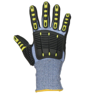 Gants de protection anti-coupures, chocs et écrasement - Réf: WKP710 - HPPE, fibre d'acier, polyester, élasthanne_1