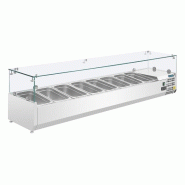 Saladette réfrigérée 8 bacs GN 1/3 Série G | Polar - GD877_1