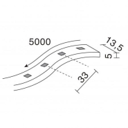 Bande LED - LED Strip Out IP65 - Transparent - LED SMD 14.4W/m - Extérieur/Intérieur_1