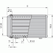 SCHROFF PropacPRO Coffret de bureau non blindé, 3 U, 84 HP, 446 mm_1