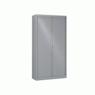 Armoire haute à rideaux bilame H198 cm - monobloc livrée montée avec serrure anticrochetage_1
