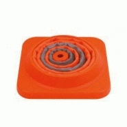 Cône de signalisation lumineux pliable - 75 cm_1