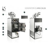 Générateur d'air chaud F 120 avec ventilateur - Superficie 500/600 m² - Volume 3000 m³_1